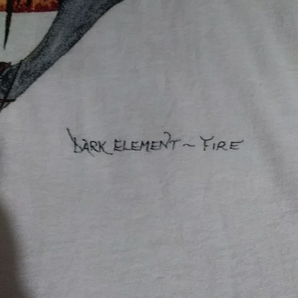 Amy Brown 2007 Mighty Fine Dark Element Fire Fairy T-Shirt XL - Picture 5 of 8